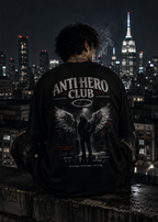 Anti Hero Club Dual Print Oversized Tee