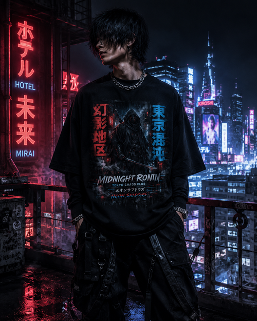 Midnight Ronin Oversized Tee