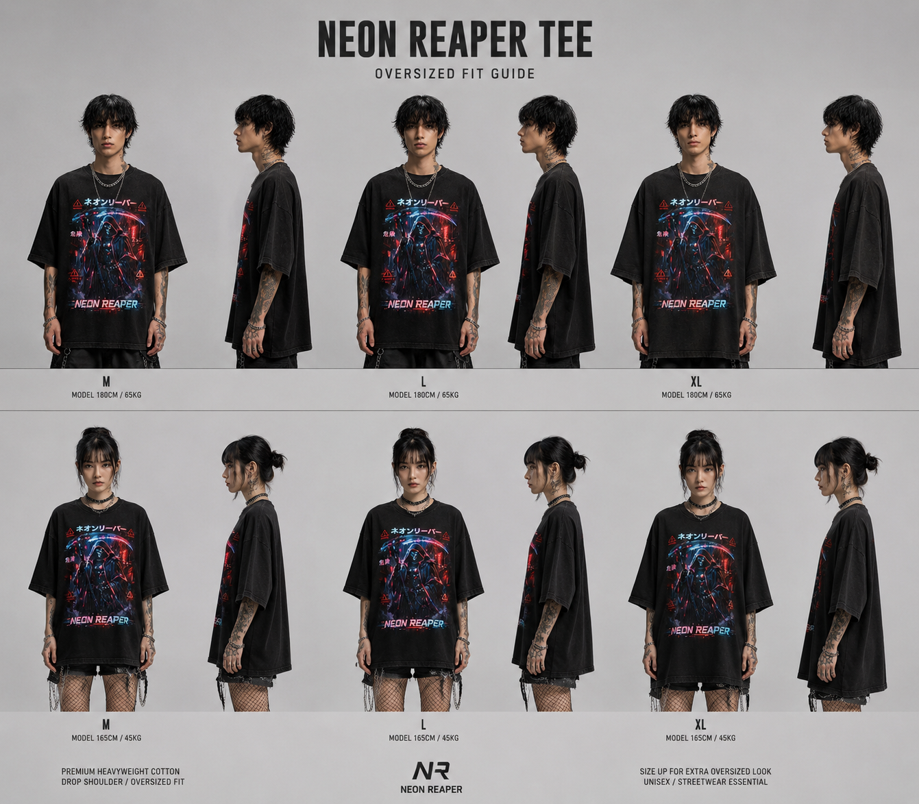 Neon Reaper Oversized Tee