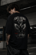 Anti Hero Club Dual Print Oversized Tee