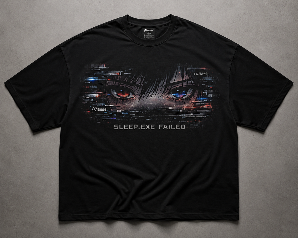 SLEEP.EXE FAILED Oversized Tee